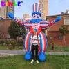Rainbow Giant Inflatable Clown Costume Adults Joker Puppet Super Circus Props For Adults Carnival Parade Decoration