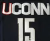 New Jerseys Basketball Jersey Uconn Huskies 15 Kemba كرة السلة Walker College College Basket Buckety Univers