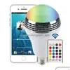 Żarówki LED Smart RGB E27 BB Bluetooth głośniki Lampa Dimmabilna LED Bezprzewodowa muzyka światła Zmiana kolorów za pomocą aplikacji Control zdalne upuszczenie deli dhm1a