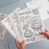 クリエイティブなかわいい漫画コイルブック学生学校のサプライノートブックポータブルメモ帳カワイイ文房具