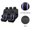 Universal Mesh Car Seat Cover Set Voiture Accessories Interior Unisex Fit Most SUV Track Van Golf Golf5 With Zipper