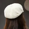 Boinas Moda Linda Mujer Cálida para al aire libre Otoño Invierno Casual Lady Octagonal Retro Cap Hat 221129