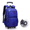 Rugzakken 2wheels Travel Rolling Bagage Bag School Tolley Backpack For Boys Kid S Backpack on Wheels Kids 221129