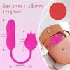 Giocattolo del sesso Massaggiatore Potente vibratore in silicone rosa Stimolatore femminile Clitoride orale Lingua leccata Dildo Uovo spintone Adulto s per le donne0OOS