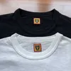 Herr t-shirts mänsklig tillverkad broderad isbjörn t-shirt casual slub bomull män kvinnor 1 1 människa gjorde par överdimensionerade korta ärmar t221130