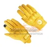 ST627 Gants En Cuir Moto Guantes Voyage En Plein Air Motocross Moto Vélo De Descente Moto Jaune Luvas Pour Hommes