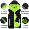 Mens Vests Spring Autumn Sleeveless Jacket For Men mode varm huva manlig vinterväst ljus plus storlek arbete väst 221130