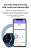 Novo relógio inteligente Homens e mulheres Esportes assistem Pressão sanguínea Monitorando o rastreador de fitness relógios à prova d'água para iOS Android