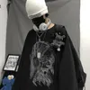 Sweats à capuche pour hommes Sweatshirts Hommes O Cou Vêtements pour hommes Couple Unisexe Imprimer Harajuku Élégant Coréen Streetwear Hip hop Cool Quotidien Rétro Ins 221129