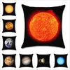 Oreiller le système solaire huit planètes soleil terre Mars taie d'oreiller enfants ami cadeau décoratif maison canapé siège chaise décor couverture