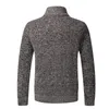 Blusas masculinas de malha Cardigan Cenças de inverno Roupas de lã quente vintage sobre casaco de roupas de golfe coreano de estilo coreano magro 221130