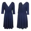 Party Dresses Maternity Clothes Summer Pregnant Women Dress Sexy V-neck Half Sleeve A-line Elegant Solid Color Plus Size