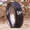 Bröllopsringar Virgin Mary Cross Design 8mm Woman's Tungsten Carbide Ring Religious Party Anniversary Gift