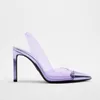 Dress Shoes Clear Heels Women Pumps Slingback Transparent Heels Spring Summer 2022 Wedding Bride Woman Elegant Office Modern High Heel 221130