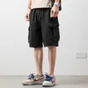 Shorts pour hommes Poches surdimensionnées Cargo jean Shorts pour hommes 2021 mode d'été Denim vêtements petit ami pantalon court ample Harajuku Streetwear T221129 T221129
