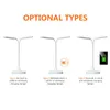 Lampade da tavolo Lampada da scrivania a doppia testa a LED Dimmerabile Touch DC5V Luce alimentata tramite USB 8W Dimmerazione notturna Lettura portatile