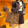 ON THE GO Onthego Women Luxurys Designers Borse a tracolla Borse da donna Borsa Tote Bag Ladies Casual Tote Borsa a tracolla in pelle PVC Shopping femminile Borsa grande