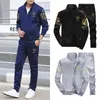 Heren tracksuits herfst winter tracksuit heren sportkleding sweatshirt jas met pantshirt jasje pantsport suit mannelijk chandal hombre overlevende homme