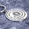 Keychains Godparent Keychain Gifts From Godchild Godson Goddaughter For Godfather Godmother Birthday Baptism Christening Key Chain