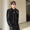 Men's Jackets Jacket Nightclub Men'S Glittering Sequins Stage Wear Performance Clothes And Women'S Double Layer Shoulder