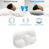 Massaging Neck Pillowws Body Massager Allround Sleep Pillow Sleeping Memory Foam Egg Shaped Head Massage Cushion Health 221130