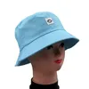 Large bord chapeaux seau mode femmes bonbons couleurs sourire visage soleil sports de plein air voyage plage casquettes pêcheurs hip hop femme casquette 221129