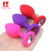 Anal Toys SML Silicone Butt Plug Unisex Anus SM Sex Accessories Trainer Stopper Adult For Women Men Gay Couples 221130