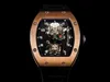 watches wristwatch designer Jb-kv Watch Swiss Standard Tourbillon Movement Rm011 Rm21-01 Rm12-01 Rm53-01 Rm68-01 Titanium Ceramic Carbon FJ13O