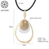 Colliers pendentifs Vintage longues chaînes avec collier de perles en résine cadeau de noël Suspension pendentifs gothiques pour femmes Collares choses inhabituelles