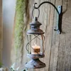 Mum tutucular Avrupa rustik vintage basit demir sanat masaüstü şamdan süslemeler hediyeler avize bougeoir ev dekore ec50ll