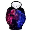 Hoodies masculino Anime Hoodie re zero vida 3d impressão menino menina menina harajuku moletom casual hip hop moda com capuz tops