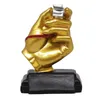 Objetos Decorativos Estatuetas Troféu de Futebol Banhado a Ouro Campeão Prêmio League Souvenir Cup Fan Gift Shooter Artesanato Troféus Europeus Decoração 221129