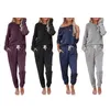 Women's Tracksuits Sweatsuit Set 2 Piece Long Sleeve Pullover and Drawstring Sweatpants Sport Outfits Sets