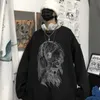 Sweats à capuche pour hommes Sweatshirts Hommes O Cou Vêtements pour hommes Couple Unisexe Imprimer Harajuku Élégant Coréen Streetwear Hip hop Cool Quotidien Rétro Ins 221129