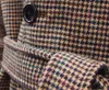 Herrjackor Mäns långa ullgravrock Balmacen Hound's Tooth Cloak Classic Vintage Windbreaker Elegant Man Winter Clothes Streetwear 221130