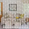 Curtain Home Making DIY Bracelets Necklace Strand Crystal Glass Rose Bead Living Room Bedroom Window Door Wedding Decor