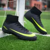 أحذية السلامة كرة القدم أحذية الرجال الرياضة كرة القدم الداخلية الأصلي FG TF Cleat Futsal Sneakers Chuteira Campo 221130