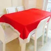 Chair Covers E2 Christmas Cover With Tablecloth Red Santa Claus Hat Dining For Year Party Gift Home Kitchen Table Decor