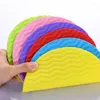 Dinnerware Sets Insulating Mat Round Eco-friendly Pads Table Multicolor Wave Shape Silicone Mats Accessories