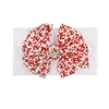 Hoofdbanden Kerstmis Babyhoofdbanden Nylon Girls Cartoon Bowknot Kids Hoofdband zachte designer Haaraccessoires Drop levering sieraden Ha Dhigk