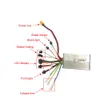 11 인치 48V 1000W 1500W 스쿠터 37A 컨트롤러 브러시리스 기어리스 키트 비치 클레타 전기 카 전기 자전거 키트