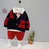 Kleidungssets Baby Junge Mode Trendanzug Kinder Sport Straße Hohe Qualität Herbst Frühling Kinder Sportbekleidung Kleidung 1 2 3 4 Jahre 221130