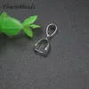 Partihandel 200st Metal Copper Silver Color Pendant CLASPS Pinch Clip Bail Hooks Connector 14mm 18mm för DIY smyckesframställning