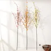 Decorative Flowers Artificial Flower Cherry Spring Plum Blossom Peach Branch Silk Fake Tree Long Bouquet For Wedding Party Decoration