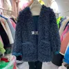 Women's Down Winter Women Fucice Furx Furt Female Spesso Calda Giacca in pile falsa Fashi