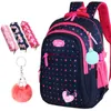 女の子用バックパックスクールバッグプライマリかわいい星プリントバッグ軽量ブックバッグキッズMochila Escolar 221129