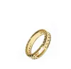 Hip Hop Logo gravave cz toppkvalitet extravagant k￤rlek ring guld silver rose rostfritt st￥l m￤ssing bokst￤ver diamantring kvinnor m￤n br￶llop smycken storlek 6 7 8 8