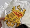 Herr t-shirts mänsklig tillverkad t-shirt bomull tiger tryck överdimensionerade casual män kvinnor 1 1 högkvalitativ människa gjord kortärm t-shirt t221130