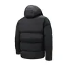 Masculino abaixo Parkas Winter Winter Water impermeável jaqueta de casaco de moda grossa com capuz com capuz e vento grande tamanho 221129