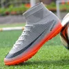 أحذية السلامة كرة القدم أحذية الرجال الرياضة كرة القدم الداخلية الأصلي FG TF Cleat Futsal Sneakers Chuteira Campo 221130